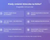 Kiedy zmienić łóżeczko na łóżko? 6 sygnałów: dziecko wspina się, budzi w nocy, jest za duże, szuka przestrzeni, wychodzi samo.